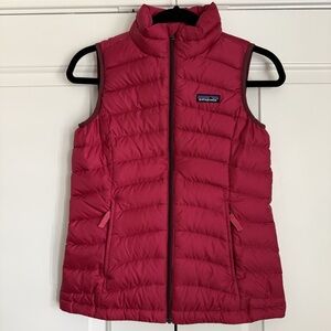 Patagonia Girls' Down Sweater Puffer Vest Size M(10)
